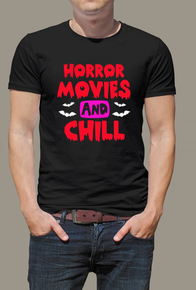 Horror Movies and Chill tee - Daylight Burnout Creations 