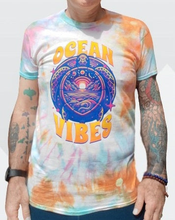 Ocean Vibes Tee - Daylight Burnout Creations 