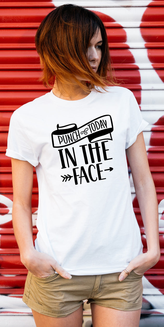 Punch Today in the Face tee - Daylight Burnout Creations 