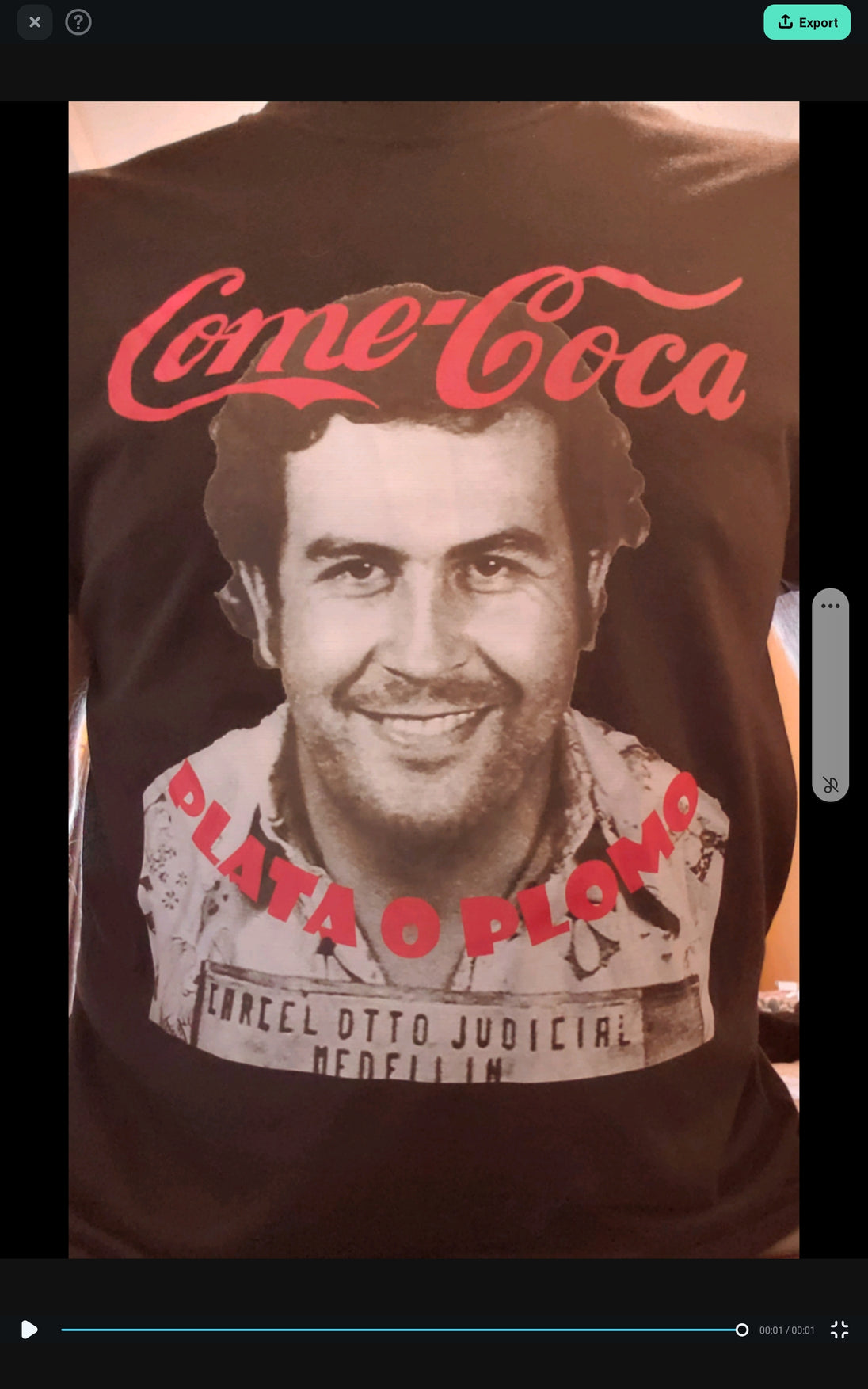 Pablo Escobar - Come Coca - Daylight Burnout Creations 